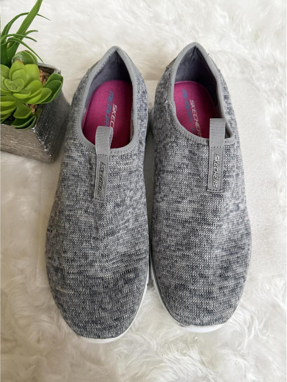 Skechers Slip-On Athletic Shoes Gray Size 8.5